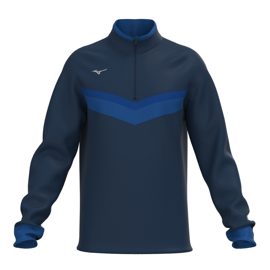 Mizuno Mizuno V Stripe 1/4Zip Navy